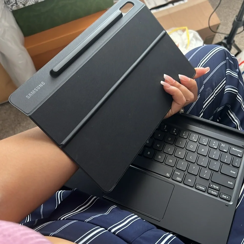 Keyboard for tablet Samsung book cover keyboard for Samsung galaxy tab s7+s7plus
